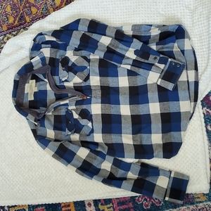 Half-zip Flannel Shirt